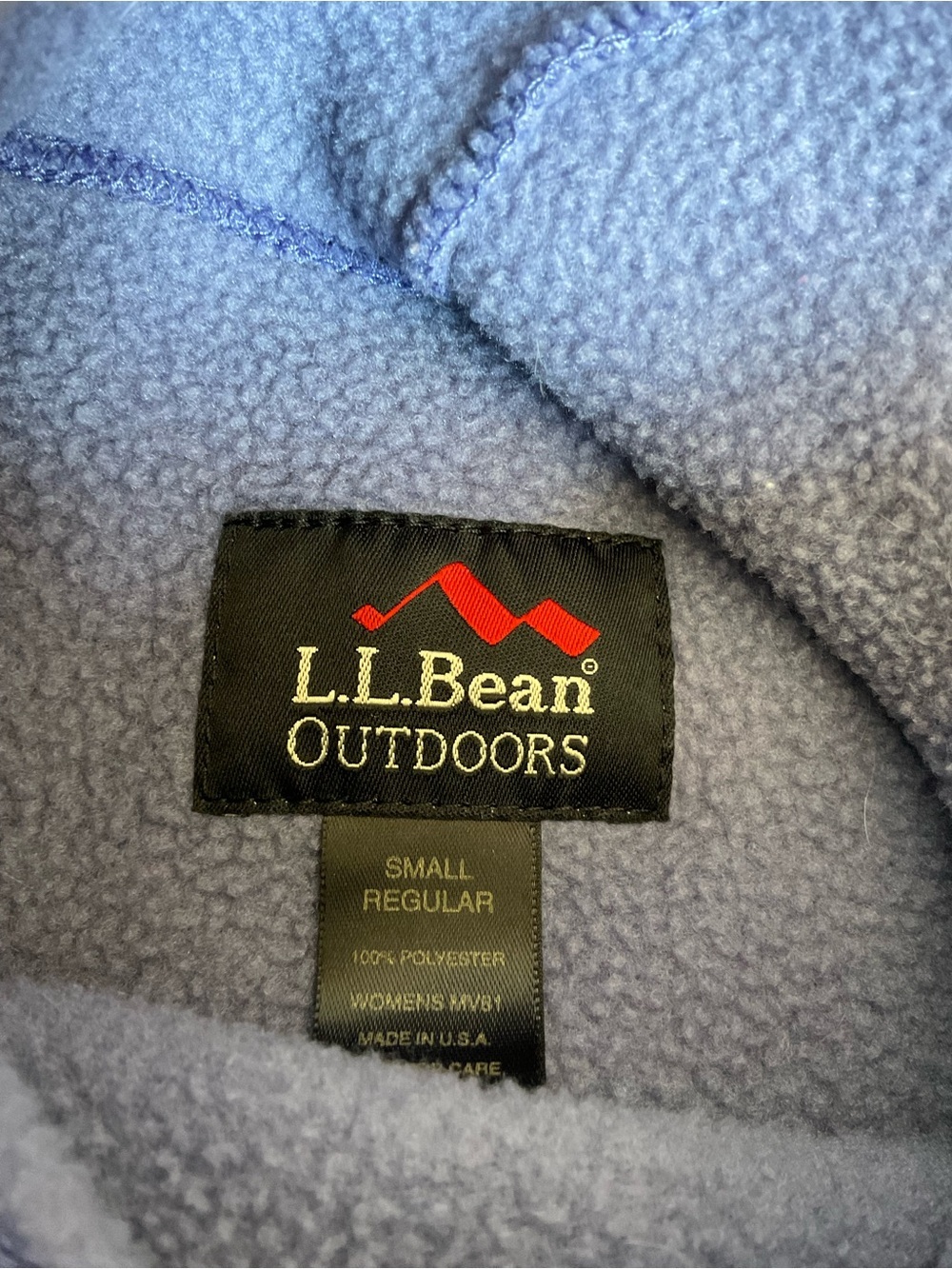 LL Bean Women’s Fleece Turtleneck - Picture 3 of 5